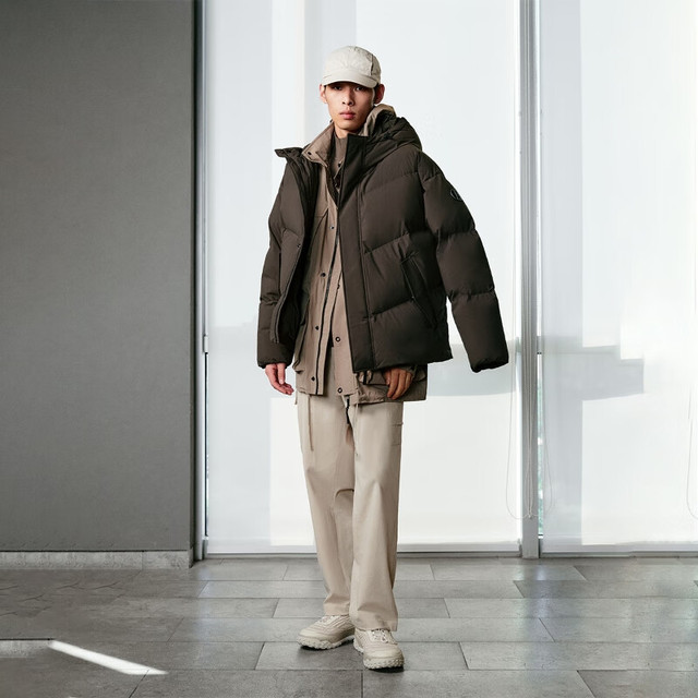 JACK&JONES 杰克琼斯 冬季极寒羽绒服蓄热内里RDS认证 301g充绒 E04橄榄黑