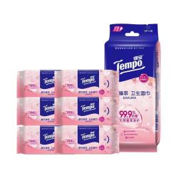 得宝 empo 得宝 去菌湿巾8片6包 樱花味小包