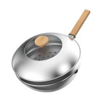 Taste plus 悦味 TP5TCG32 炒锅(32cm、不粘,无涂层、钛合金)