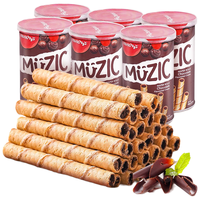 munchy's 马奇新新 注心威化卷 巧克力味 85g*6罐