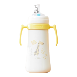 可可萌 普通奶瓶 纳瓦白 280ml 1岁以