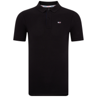 TOMMY HILFIGER 纯棉双扣领修身短袖POLO衫