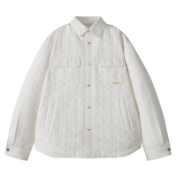 卡宾男装 90鸭绒羽绒服2024秋冬小香风提花外套保暖潮流休闲A 杏色15 50