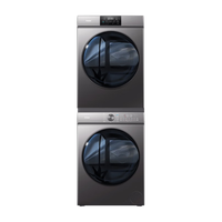 Haier 海尔 HG100F28S+EG10012B28S 热泵式洗烘套装 灰色