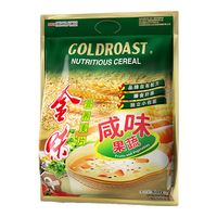 GOLDROAST 金味 咸味果蔬营养麦片600g含盐燕麦速食早餐代餐零食 1件装