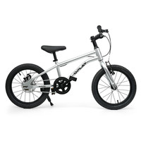QPlay 儿童自行车3岁到6到12岁青少年学生Maxby铝合金碟刹脚踏车 16寸星瀚银(身高建议100-140cm)