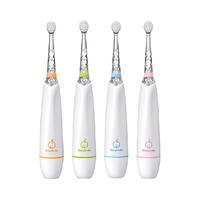 babysmile儿童电动牙刷0-3岁宝宝柔软刷毛七彩灯光全自动声波