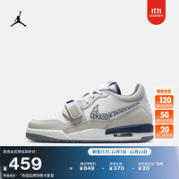 NIKE 耐克 乔丹大童低帮AJ312运动鞋冬季男女童缓震回弹JORDAN CD9054 124白/深藏青/浅灰/冷灰 36.5