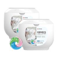 京东京造 抑菌除螨护色洗衣凝珠 54颗*2盒