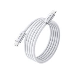 安克 140WPD快充 数据线  Typec-Typec 织线 Type-C 白 140