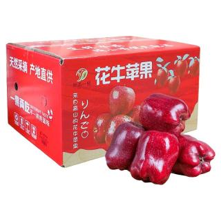 花牛苹果甘肃天水新鲜水果粉面刮泥蛇果黑苹果4.7斤