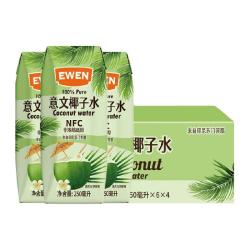 EWEN 椰子水 6000ml 250ml*24盒 印尼进口