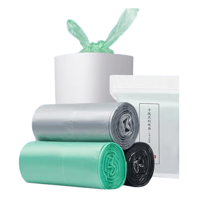 今日必买：京东京造 背心式垃圾袋37*50cm*90只 10μ1丝 手提厨房家用加厚袋小号