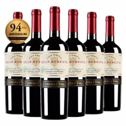 CONCHA Y TORO 干露 典藏级 赤霞珠 干红葡萄酒 750ml*6瓶 整箱装