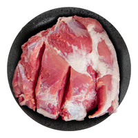 月盛斋国产草原羔羊原切去骨羊腿肉1kg 煎烤炖煮 清真食材 羊腿肉2斤