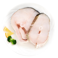 禧美海产【微瑕片】真鳕鱼片 净重2斤 原切段 大西洋捕捞 海鲜水产