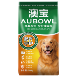 雷米高 澳宝 成犬狗粮工作犬训练基地狗粮成犬粮 全价成犬粮500g