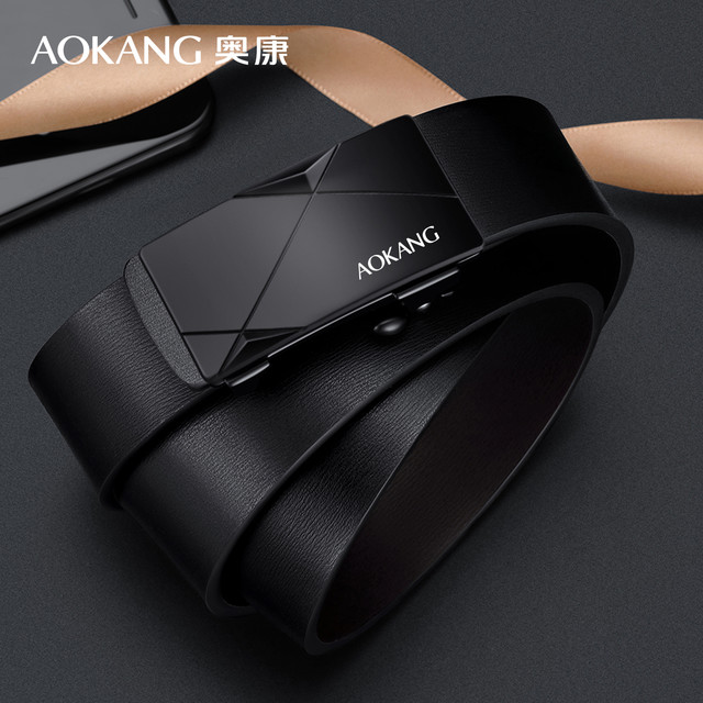 奥康 男士自动扣腰带
