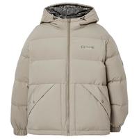 杰克·琼斯(JACK&JONES)【衣启赢运】25年冬季男装羽绒服男短款时尚保暖宽松连帽鸭绒外套 E40黑色 2XL (190)