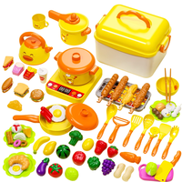 （Snaen）迷你小厨房儿童过家家仿真厨房玩具做饭套装女孩儿童生日礼物
