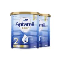 爱他美爱他美(Aptamil)澳洲爱他美金装婴幼儿奶粉900g JD保税仓配送 2段 * 2罐