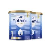 爱他美爱他美(Aptamil)澳洲爱他美金装婴幼儿奶粉900g JD保税仓配送 1段 * 2罐