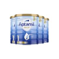 爱他美爱他美(Aptamil)澳洲爱他美金装婴幼儿奶粉900g JD保税仓配送 1段 * 4罐