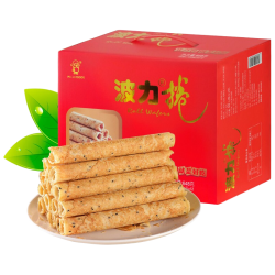 波力食品 波力卷 鸡蛋口味 648g 礼盒装
