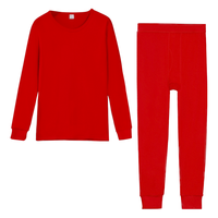 百亿补贴：Hodo 本命年鸿运100%纯棉保暖内衣男舒适圆领秋衣秋裤女