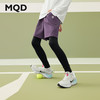 马骑顿（MQD）【运动系列】男童春季新品中大童假两件打底裤撞色篮球跑步裤子 深紫 1