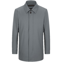 雅戈尔(YOUNGOR)风衣男士秋冬中青年复合面料鹅绒充绒商务保暖 卡其YYYF415471YFA L 175/96A