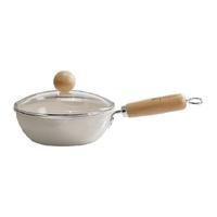 Royalstar荣事达陶瓷小炒锅家用炒菜平底锅一人食电磁炉灶通用骨瓷不粘锅