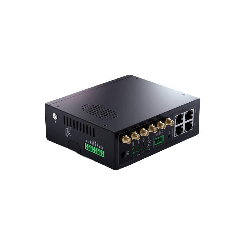 贝锐蒲公英 R300A工业路由器4G全网通CPE户外宽带智能无线路由插卡wifi移动异地组网内网穿透视频监控 4G工业路由器R300A【第2代】