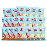 Qinqin 亲亲 膨化休闲食品虾条240g(原味+烧烤味+香辣味)零食大礼包