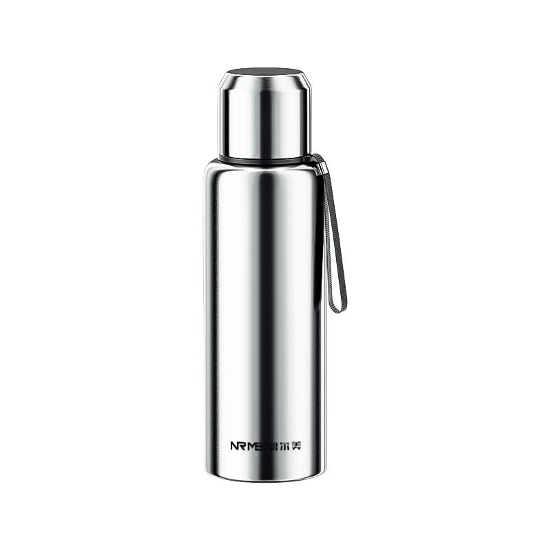 钢本色1000ml【按压内盖+杯套】