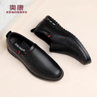 奥康 男鞋春秋季商务正装皮鞋男真皮鞋子男士休闲鞋气垫软底单鞋L