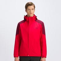 探拓 冲锋衣 男女运动户外三合一抓绒内胆两件套风衣 防泼水保暖登山外套