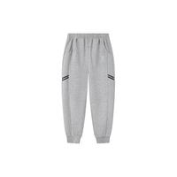 361°童装 儿童长裤2025秋季男女童运动弹力柔软亲肤针织长裤灰150 浅瓦花灰