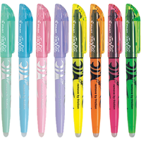 PILOT百乐可擦荧光笔SW-FL记号标记笔彩色划重点学习手帐笔