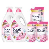 Downy 当妮 花萃云柔系列 2合1洁净柔顺香水洗衣液套装