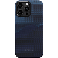 PITAKA 苹果iPhone15Pro手机壳山与星河浮织芳纶MagSafe磁吸凯夫拉碳纤维纹保护套 山