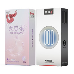 赤尾 zioxx 官方正品 安全套  000无套感7只+柔感薄7只
