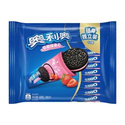 奥利奥 夹心饼干 草莓味 349g