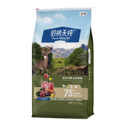 伯纳天纯 生·鲜系列 鹿肉 狗粮  15kg