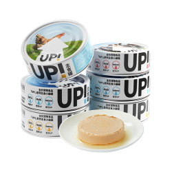有鱼 猫罐头UP系列主食罐小扁罐湿粮包主食罐100g 鸡牛鱼混合 12罐