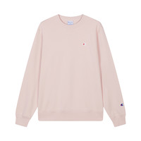 Champion冠军卫衣男2025秋季美式运动风圆领刺绣上衣 粉色 S