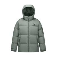 CAMEL骆驼火山689羽绒服男2024秋冬季防风防泼户外防寒保暖连帽外套女 幻影黑 男女同款 XL