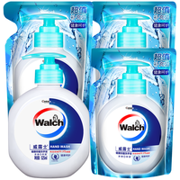 威露士 健康抑菌洗手液4件套装 （瓶装525ml+补充装525mlx3袋）
