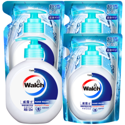 威露士 健康抑菌洗手液套装 健康呵护525ml+补充装525ml*2袋