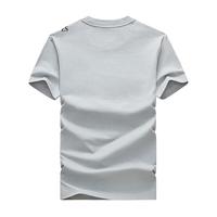 七匹狼（SEPTWOLVES）短袖T恤男夏季圆领字母LOGO刺绣打底衫男装潮流休闲凉感男装上衣 005(浅灰) XL (175)